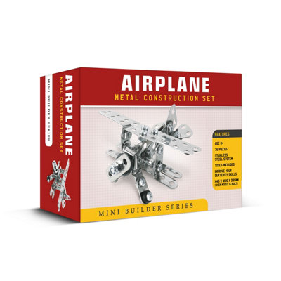 Coach House Partners Mini 3D Metal Airplane Building Set from B&Q