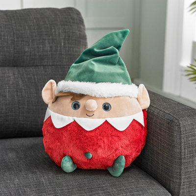 Deyongs Giant Cozy Handwarmer Festive Christmas Elf Plush