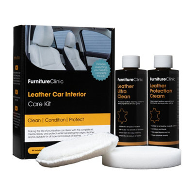 Furniture Clinic Leather Care KitPremium Kit For Car Interiors from B&Q