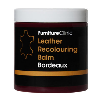Furniture Clinic Leather Recolouring BalmBordeaux250Ml from B&Q