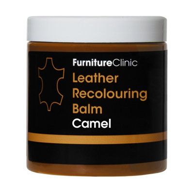 Furniture Clinic Leather Recolouring BalmCamel250Ml from B&Q