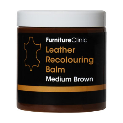 Furniture Clinic Leather Recolouring BalmMedium Brown 250Ml from B&Q
