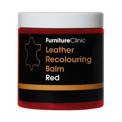 Furniture Clinic Leather Recolouring BalmRed250Ml from B&Q