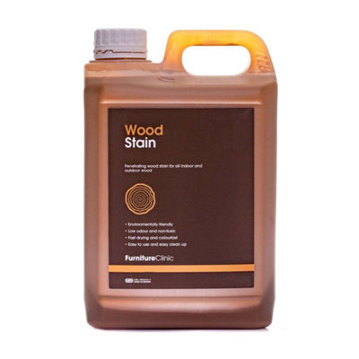 Furniture Clinic Wood Stain (Antique Pine) – Fast Drying, Highly Concentrated, and Easy-to-Apply Wood Stain for All Indoor & Outdoor Wood – Water Based & Non-Toxic – 2.5L - Image 3