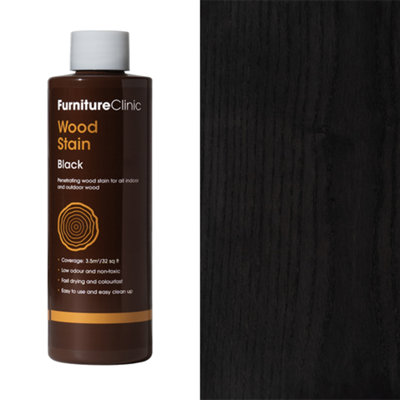 B&Q -  Wood Stain Black250Ml