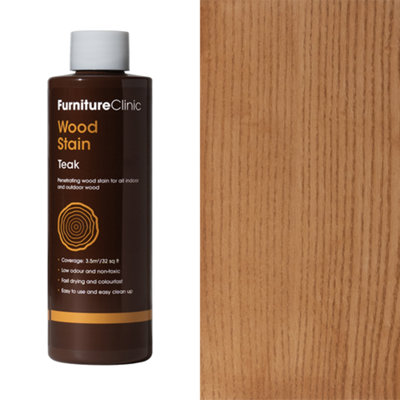 B&Q Furniture Clinic Wood Stain Teak, 250Ml