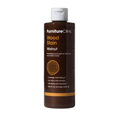 Furniture Clinic Wood Stain Walnut250Ml from B&Q