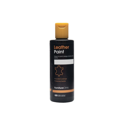Furniture Clinic Leather Paint Black125Ml from B&Q