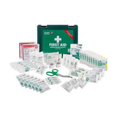 Medium St John Ambulance Bs 8599-1 Compliant Workplace First Aid Kit from B&Q