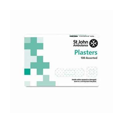 B&Q -  Detectable Plasters Latex Free 100 Pk