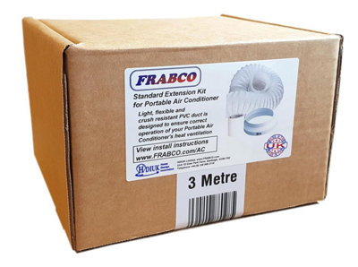 Hdiuk 3 M Portable Air Conditioner Venting Duct Hose Extension Kit from B&Q