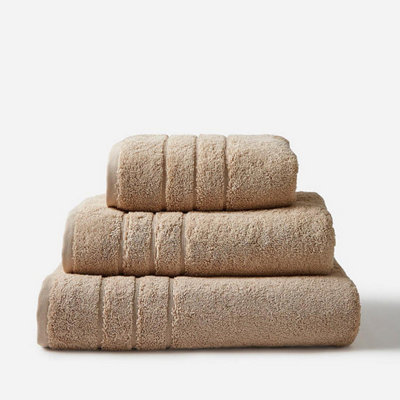 Allure Bath Fashions Hotel Luxury Heavweight Hand TowelStone from B&Q
