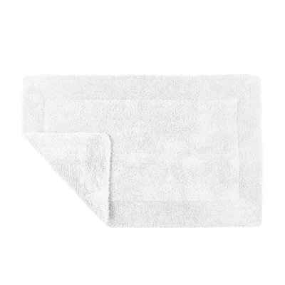 Allure Bath Fashions Elegance Reversible Heavyweight Bath MatWhite from B&Q