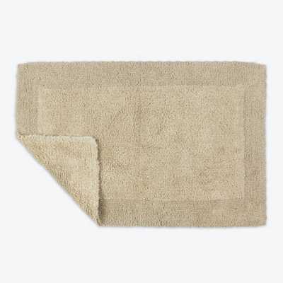 Allure Bath Fashions Elegance Reversible Heavyweight Bath MatStone from B&Q