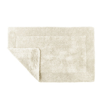 Allure Bath Fashions Elegance Reversible Heavyweight Bath MatCream from B&Q