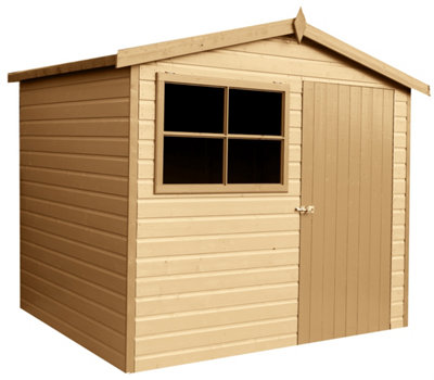 Shire Wroxham Handmade Garden Shed Approx 8 X 6 Feet Style C