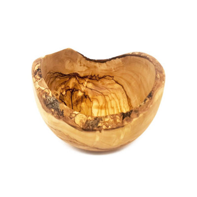 Verano Spanish Ceramics Olive Wood Natural Grained Rustic Kitchen Dining Handmade Bowl (Diam) 14Cm from B&Q