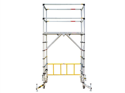 Zarges Tt002 Teletower Telescopic Aluminium Scaffold Tower Zartt002 Xms18Tele from B&Q