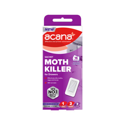 Acana Sachet Moth Killer & Freshener 16Pk from B&Q