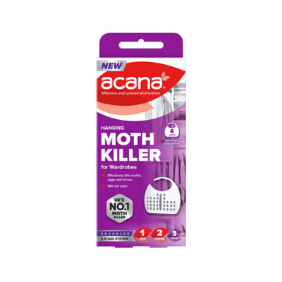 B&Q -  Hanging Moth Killer & Freshener 4Pk