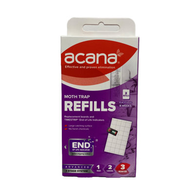 Acana Moth Monitoring Trap Refill 2Pk from B&Q