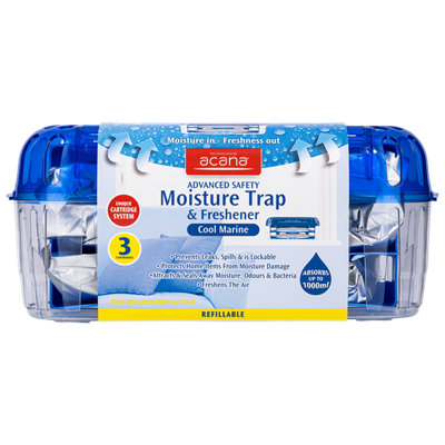 Acana Advanced Safety Moisture Trap & Freshener - Ideal For Larger Rooms & Spaces - Dehumidifier For Damp, Mould - Moisture In Your Home, Caravan, Kitchen, - Image 6