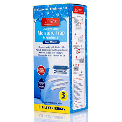 Wilson Acana Ac5613 Acana Advanced Safety Moisture Trap Refills 3Pk from B&Q