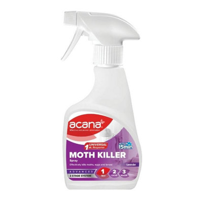 Acana Spray Moth Killer For Fabric Lavender 275Ml from B&Q