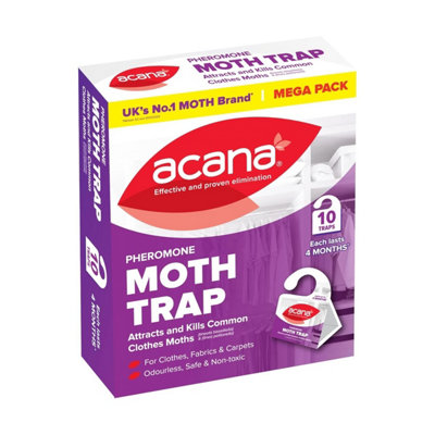 Acana Pheromone Clothes Moth Traps 10 Pack – Non-Toxic Glue Boards - Image 5