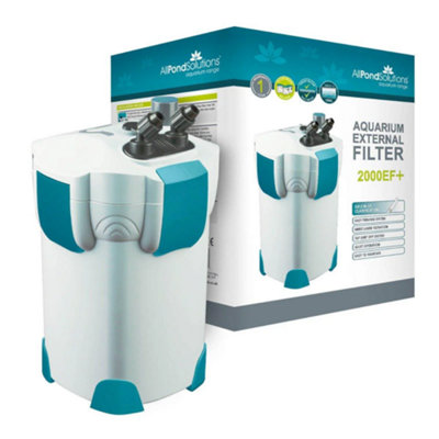 All Pond Solutions 2000L/h + 9W Uv Aquarium External Filter 2000Ef+ from B&Q