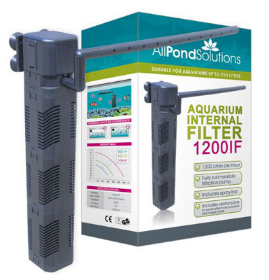 All Pond Solutions 1200L/h Aquarium Internal Filter 1200If from B&Q
