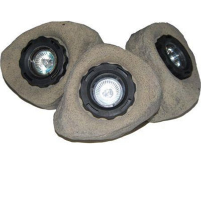 All Pond Solutions Pond Underwater Rock Lighting from B&Q