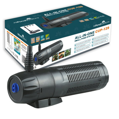 All Pond Solutions Allpondsolutions 1000L/h All In One Pond Pump Filter Uv Cup-129 from B&Q