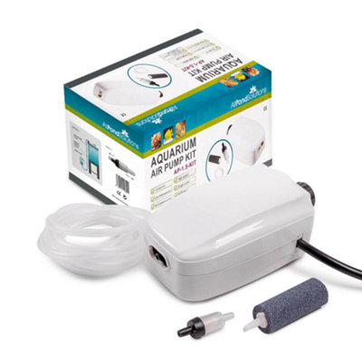 All Pond Solutions 90L/h Aquarium Air Pump Complete Kit Ap-1.5 from B&Q