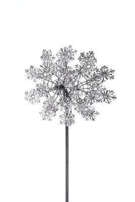 Jonart Winters Snowflake Wind Sculpture - L61 X H224 Cm