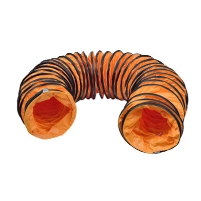 Cyclone 10" 250mm Pvc Flexible Ducting Industrial Portable Ventilator Extractor Hose Heavy Duty In 5M Length from B&Q