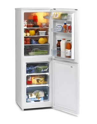 Iceking Ik8951EwWhite Freestanding 50/50 Manual Defrost Fridge FreezerE Energy from B&Q