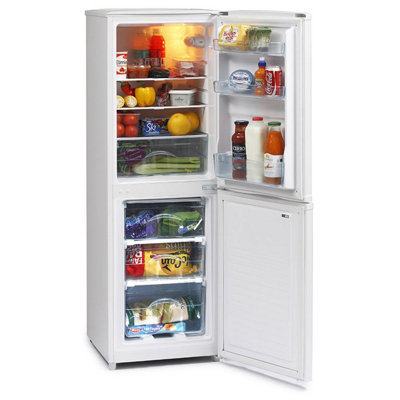 Iceking Ice King Ik8951We 140Litre Fridge Freezer Auto Defrost Class F White from B&Q