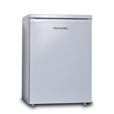 Montpellier Mdaucl60W60Cm Wide White Under Counter Larder Fridge156LE Energy from B&Q
