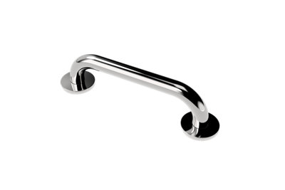 Fitzroy Of London Grab RailStainless SteelConcealed Fixings32mm Diameter300mmPolished from B&Q