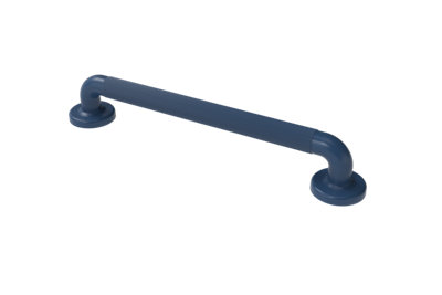 Fitzroy Of London Plastic Fluted Grab RailConcealed Fixings36mm Diameter450mmDark Blue (Ral 5011) from B&Q
