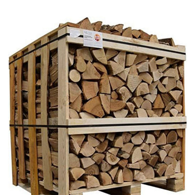 Ecoblaze Kiln Dried Oak Hardwood Firewood Logs 1200L For Wood BurnerBrown 001 from B&Q