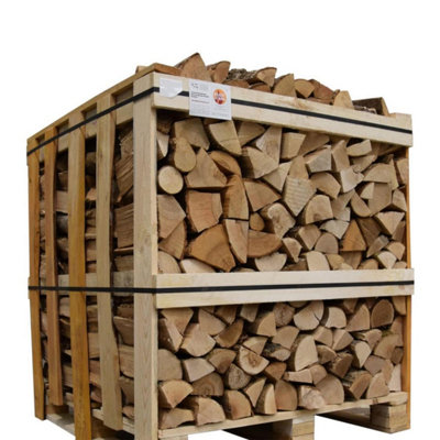Ecoblaze Kiln Dried Hardwood Firewood Logs For Wood BurnersCrate 1200L from B&Q