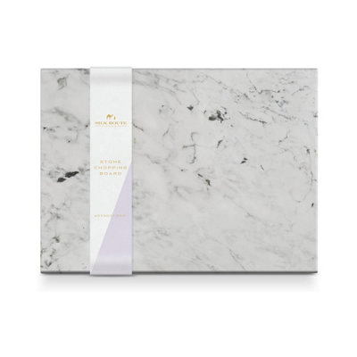 Silk Route Home White Marble Chopping Board from B&Q
