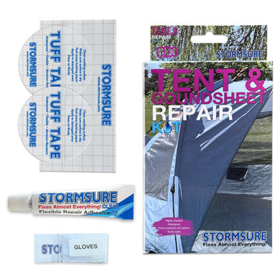 Stormsure Tent Awning And Groundsheet Repair Kit from B&Q