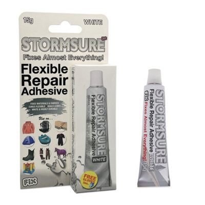 Stormsure Flexible Repair Adhesive White 15G: Ultimate Solution For Diverse Repair Needs from B&Q