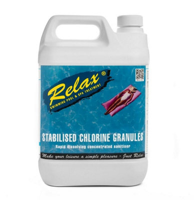 Deep Blue Relax Stabilised Chlorine Granules 5Kg from B&Q