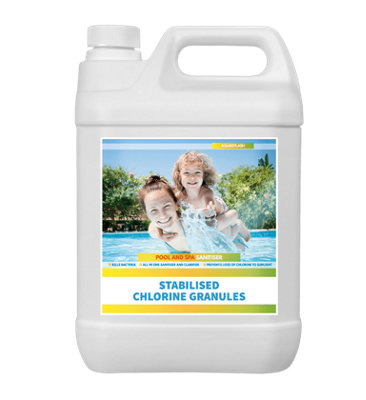 Deep Blue 5Kg Stabilised Chlorine Granules from B&Q