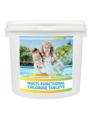 Deep Blue 5Kg Multifunctional Chlorine Tablets 200G from B&Q