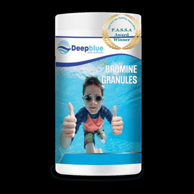 Plastica Deep Blue Pro 6 X 1Kg Spa Bromine Granules  6Kg from B&Q